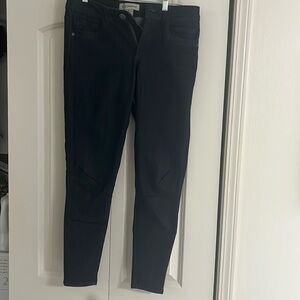 Dark denim from democracy. Ankle length slightly cropped.
